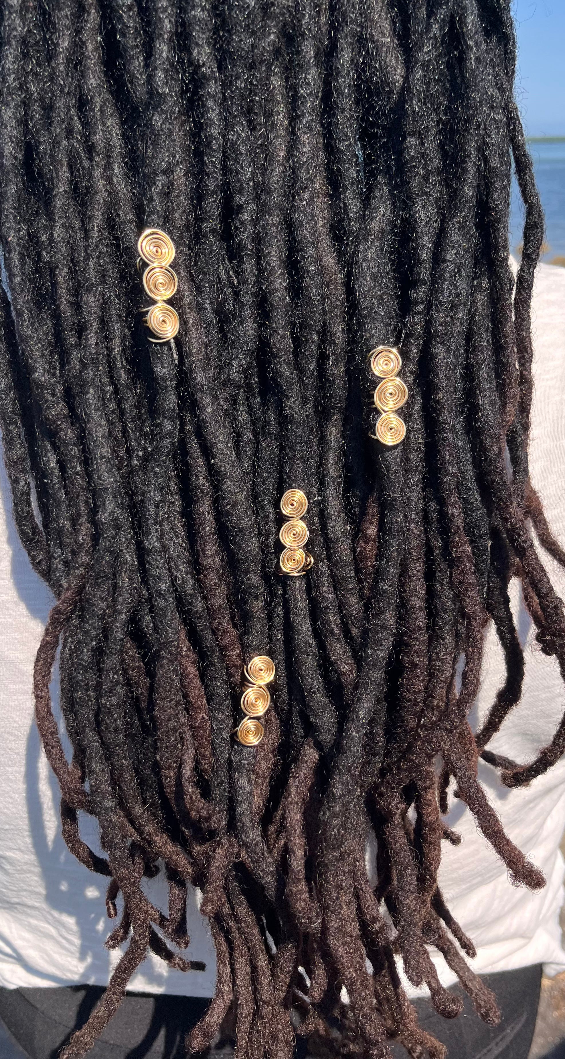 One - Triple Spiral - Mini Locs - Large/Sharpee Size Locs