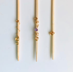 Amethyst Loc Jewelry Set, Purple Egyptian, Crystal