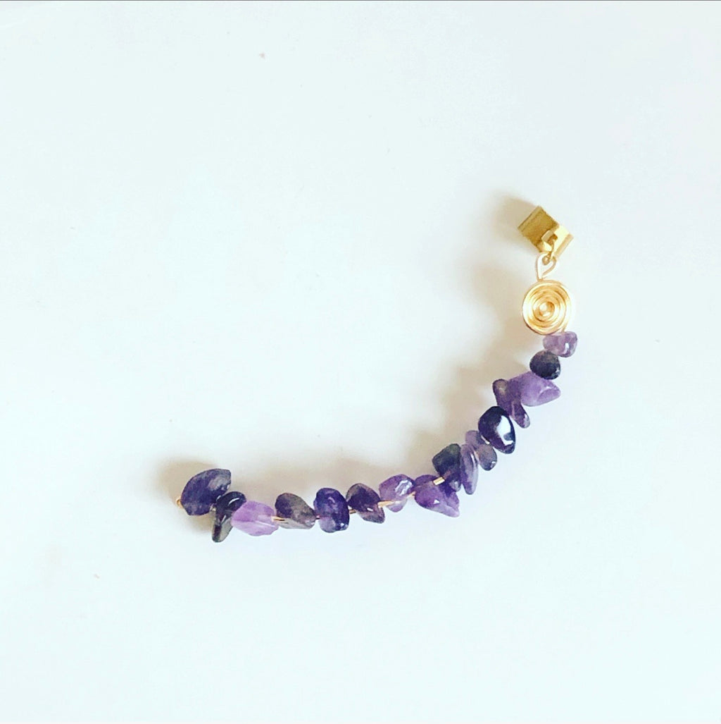 Purple Amethyst Dangle